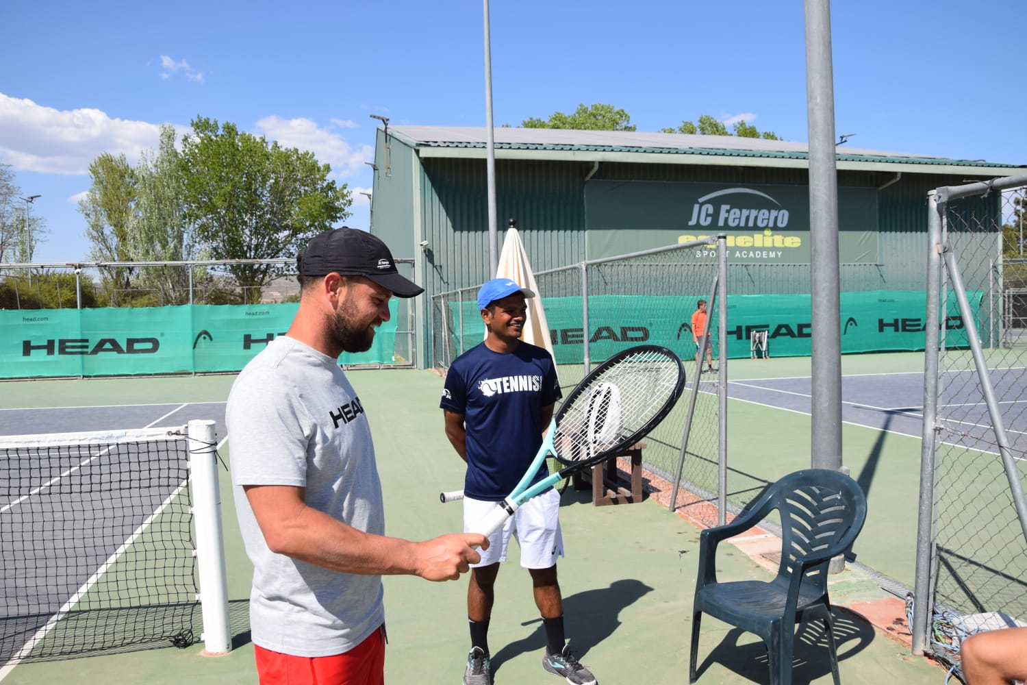 Founder Abhiney Kumar coaching in Spain